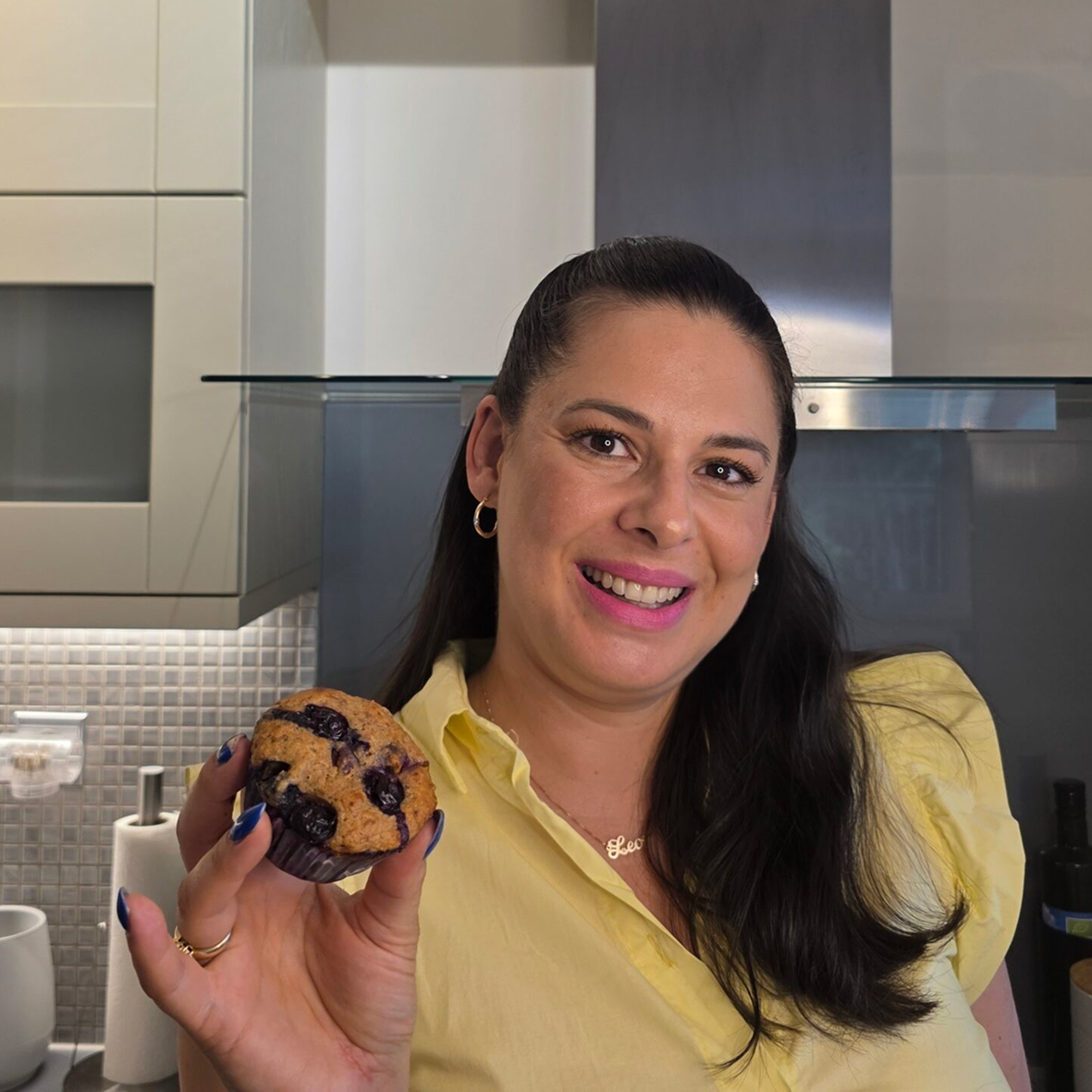 Cottage Cheese Berry Muffins